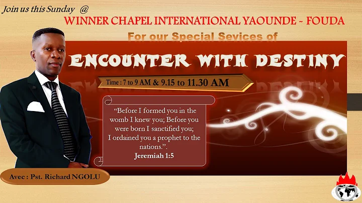Winners Chapel Fouda Sunday 1st service (Encounter With Destiny) 26-March-2017