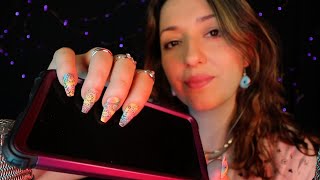 Asmr Türkçe Sevdiğiniz Tıkırtılar Triggers Tapping Tırnak, Lens, Kitap, Klavye Gözlük..