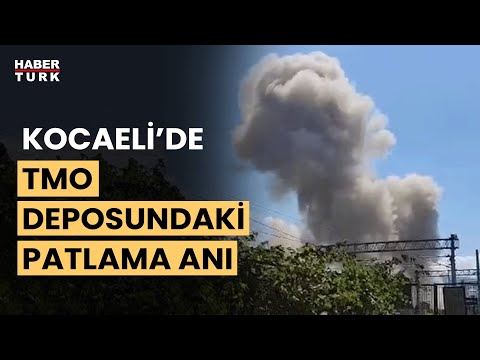 Kocaeli Derince Limanı'nda patlama...