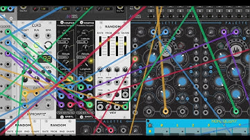 Hypnotic IDM patch in VCV Rack with new BASTL Kompas trigger generator