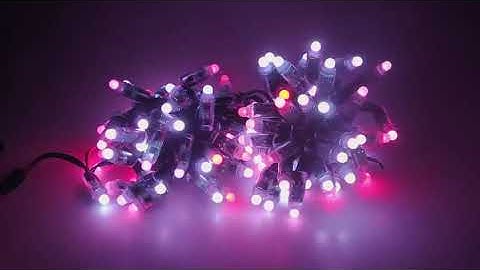 ALITOVE WS2811 RGB LED Pixels Light Individually Addressable 12mm Diffused Digital