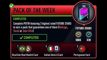 OMG! PACK OF THE WEEK (DONE)!! / PACYBITS 20 [100% FUTURE STARS]