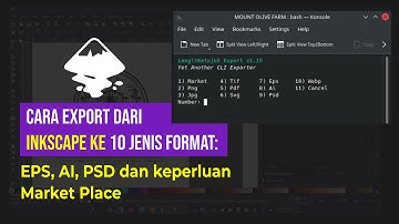 Sudah bertahun-tahun pakai Inkscape, ternyata begini cara export ke berbagai format.