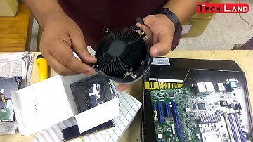 How To installing Server |  intel Xeon E 2126G |  Asrock Rack E3C246D4U | Tech Land