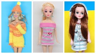 Hello! barbie dolls dress up ✂️ making easy clothes from socks and
glove for barbies creative diy kids please subscribe to miniature
dollhouse channel he...