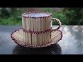 Making an Mug with matchstick tricks | Matchstick art idea !