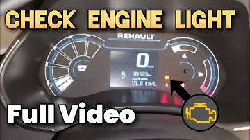 Renault Triber | Check engine light | Vacuum pipe issue