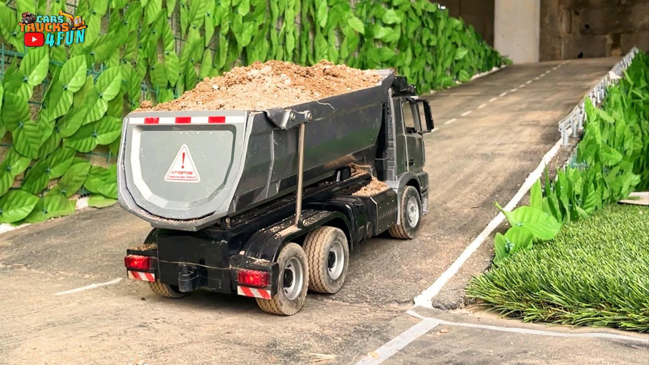 RC Dump Truck Mercedes Arocs Double E590 | Rc Motoclube | Cars