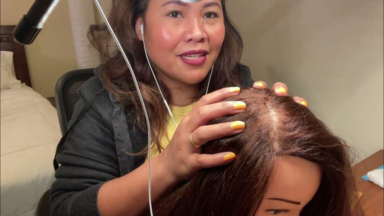 ASMR 30min UNEDITED AGGRESSIVE HAIR CRACKING VIDEO Plucking Gray