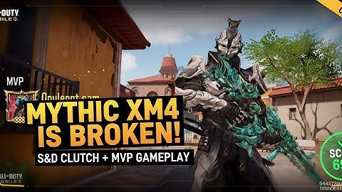 MYTHIC XM4 is BROKEN in RANKED Search & Destroy! 🤯 Coastal Map Clutch Gameplay (CoD Mobile)