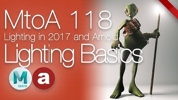 MtoA 118 | Basic Lighting | using Arnold with Maya 2017