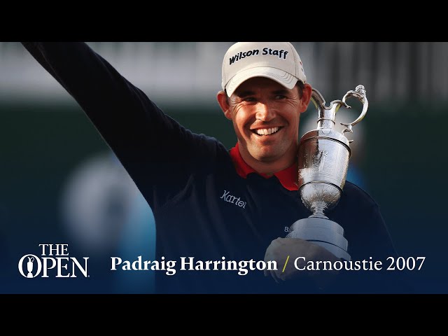 Mizuno 青 ジャケット THE OPEN 2007 Padraig Harrington wins at Carnoustie | The Open Official
