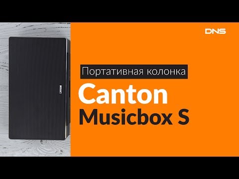 Распаковка портативной колонки Canton Musicbox S / Unboxing Canton Musicbox S