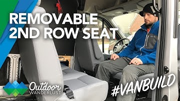 Installing seats in our camper van // Van Life Ep. 9