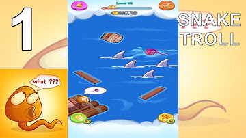 SNAKE TROLL - All Levels 1-50 Gameplay Walkthrough