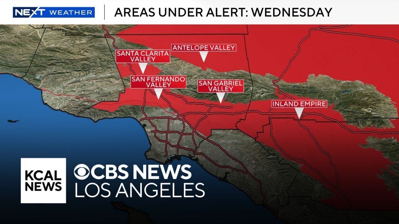 First heat wave of the summer coming to Southern California - YouTube