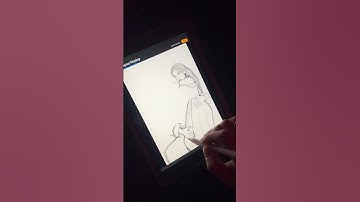 drawing Timelapse on my iPad in procreate , current work in progress 😎