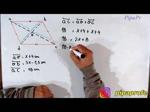 Video: ¿Son iguales las dos diagonales de un paralelogramo?