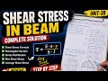Unir 3 B-Shear Stress in Beam | Concept and formula |SPPU UNIVERSITY