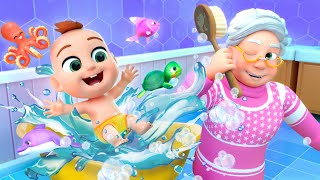 The Bath Song (Sea Animals Version) | Lalafun Nursery Rhymes & Kids Songs