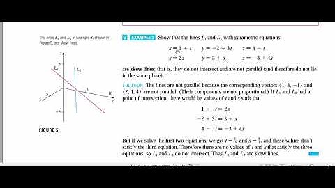 12.5 Equations of Lines and Planes part1