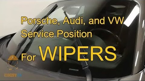 Audi Service Position For Wipers▶️ VW Volkswagen Service Position For Wipers