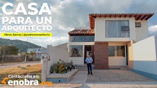 CASA PARA UN ARQUITECTO en 10x20 MTS con amplio Jardín | Obras Ajenas | Pedrero Arquitecto