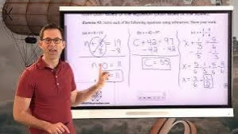 N-Gen Math 6. Unit 6. Lesson 4. Messy Equations
