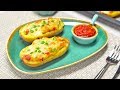 Запеченный картофель фаршированный куриной грудкой. Рецепт от Всегда Вкусно!