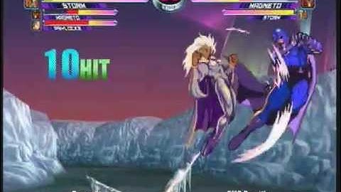 MvC2: MSP 2x Tag 90% Combo in a Match (+ Inspiration Combo from Training Mode)