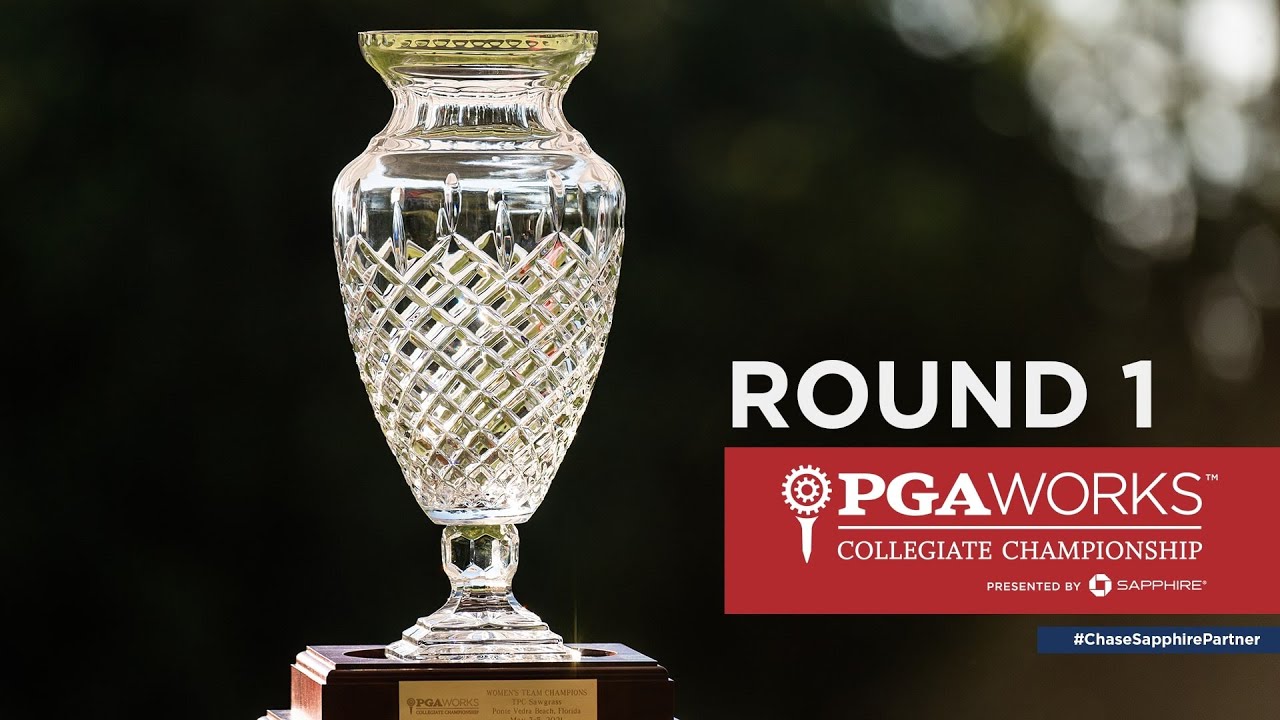 LIVE Round 1 2023 PGA WORKS Collegiate Championship YouTube