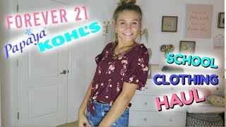 BACK TO SCHOOL CLOTHING HAUL 2017! TRY ON HAUL!