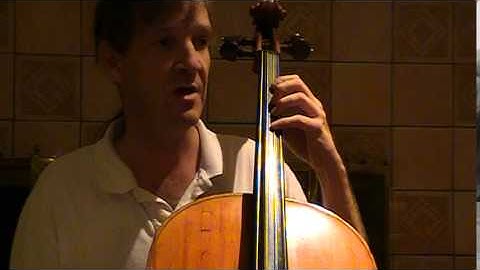 Basic Left Hand Position for Cello (Tutorial)