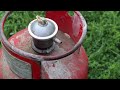 A simple sandblaster from a gas cylinder! #shorts