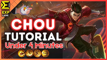 4-Minute Chou Tutorial in the EXP Lane || (MLBB S36) 2025