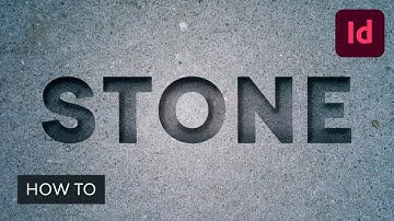 How to Create an Engraved Stone Text Effect in InDesign