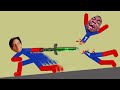 30 min best falls i stickman dismounting funny moments big stick vs srick kombat