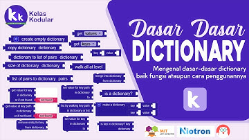 Mengenal dasar-dasar dictionary kodular | (MIT App Inventor,Appybuilder,Thunkable)