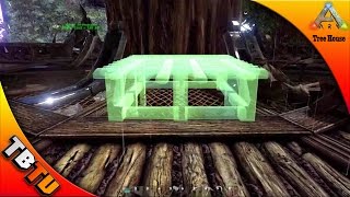 Ark: Survival Evolved Tree Platform Building Tutorial - How to Build On Tree Platforms