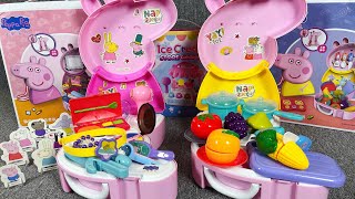 Satisfying unboxed Peppa Pig toys, Beauty kitchen set compilation toys reviewed by ASMR