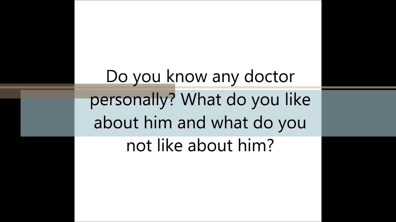 doctor interview questions