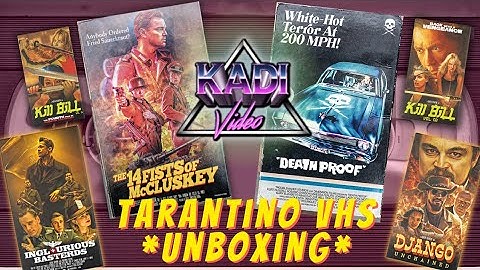 Tarantino on VHS! | Death Proof and MORE on tape from Kadi Video! | Once Upon A Time In Hollywood