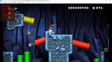 Cemu 1.16.0c (VULKAN API) | New Super Mario Bros  U [WII U EMULATION]