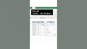 Excel時短ワザ【20秒解説】4段階の評価最速でやる方法 #shorts       #excel