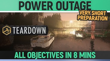 Teardown - Power Outage - Mission Solution + All Optional Objectives