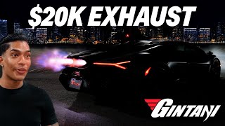 I Bought a Gintani F1 Exhaust For My Lamborghini Revuelto We Put A F1 Race Exhaust On My V12 Lamborghini Aventador It Sounds Insane
