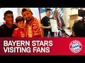 What happens when the Players visit FC Bayern Fan Clubs!