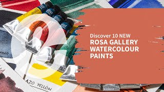 Discover 10 NEW Rosa Gallery Watercolour Shades