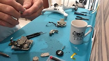 Yaw motor replacement DJI Phantom 4 series video 1 and 2