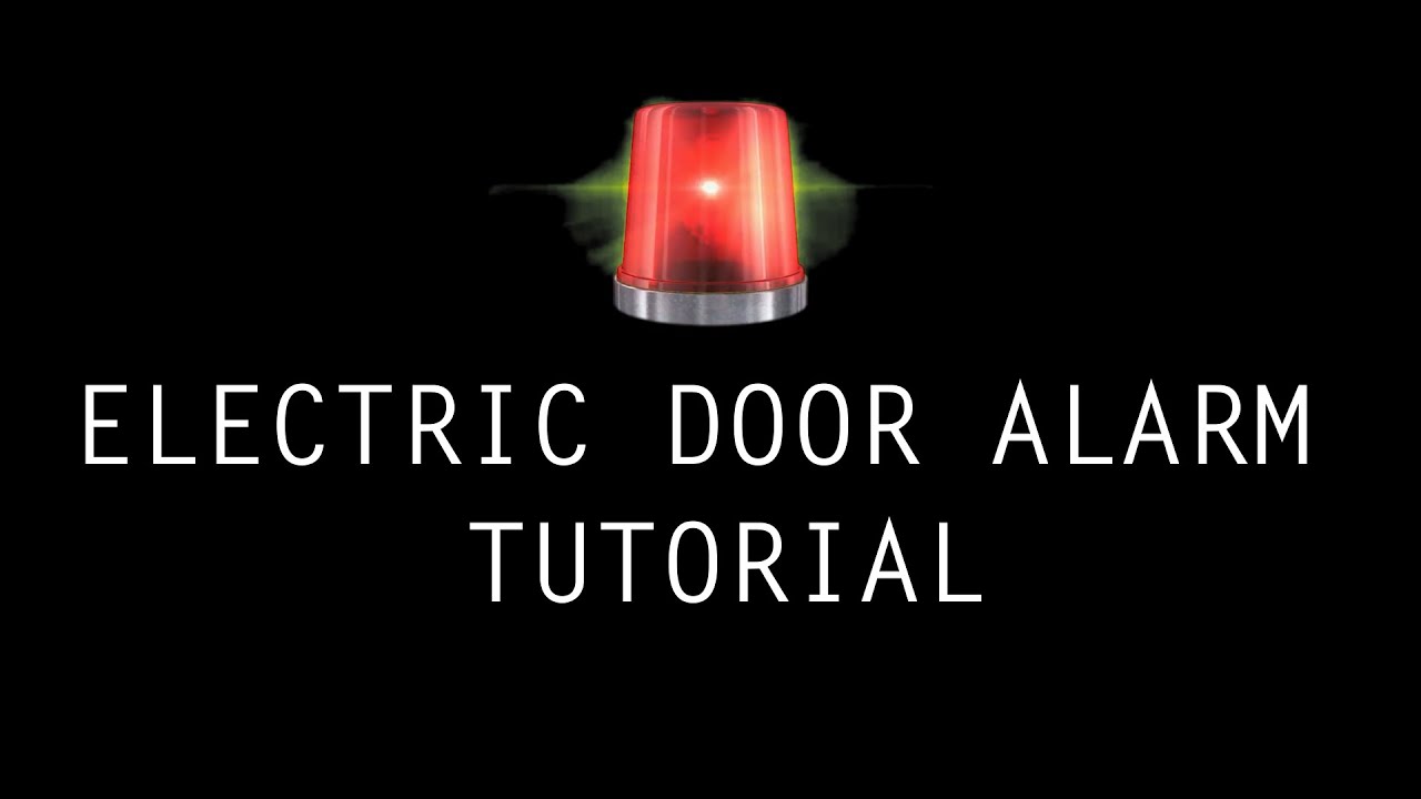 HOW TO MAKE AN ELECTRIC DOOR ALARM USING DC MOTOR - YouTube
